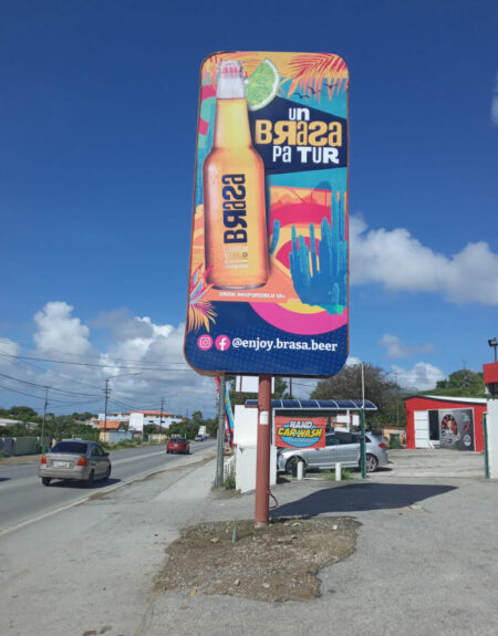 Billboard voor Brasa Beer